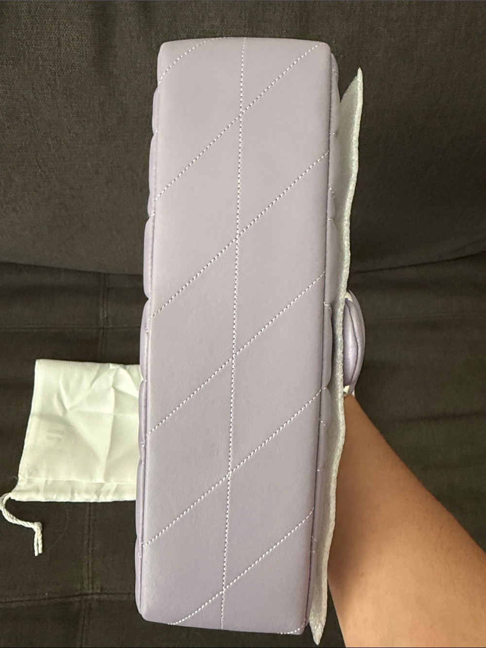 Coach Lavender Quilted Tabby 26 Shoulder Bag - Picture 3 of 11